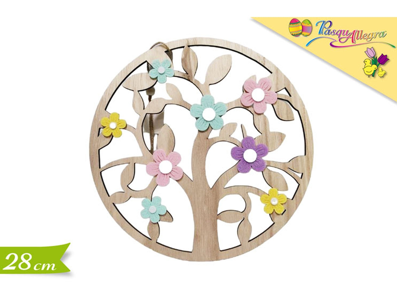 Quadretto albero con fiori