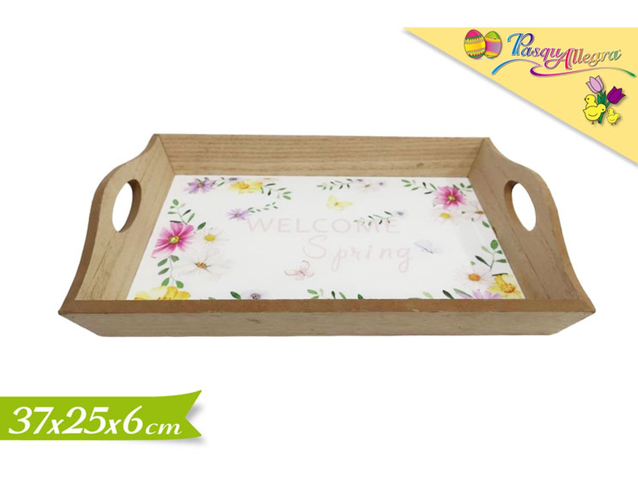 Vassoio con fiori