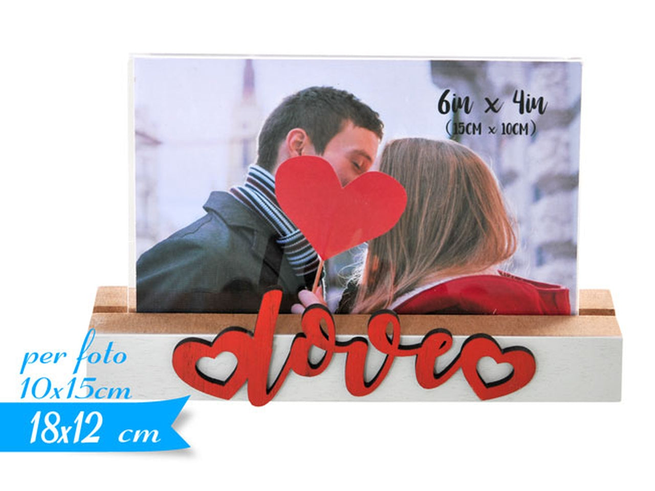 Portafoto love 18x12cm