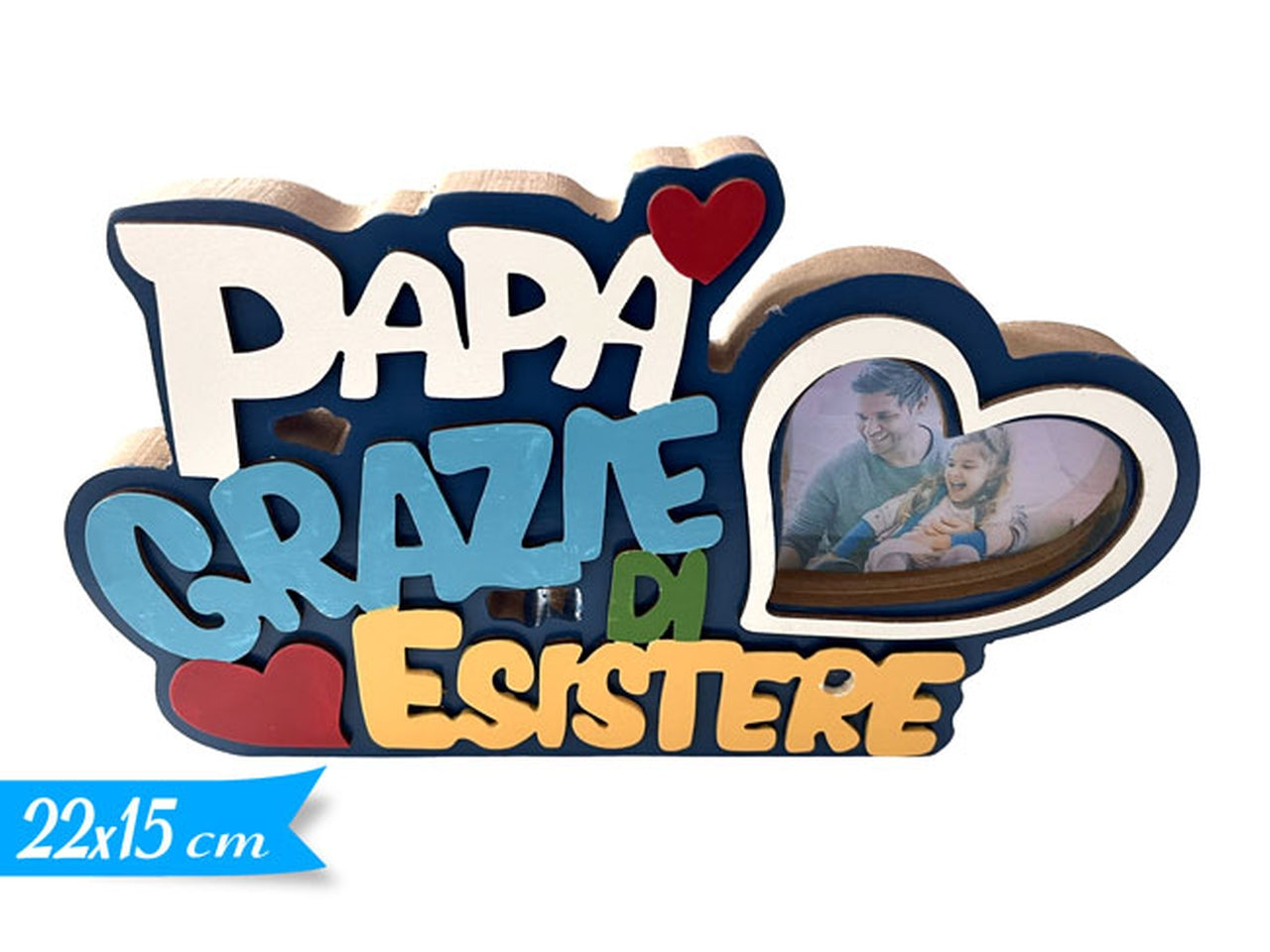 Portafoto papa' grazie di esistere