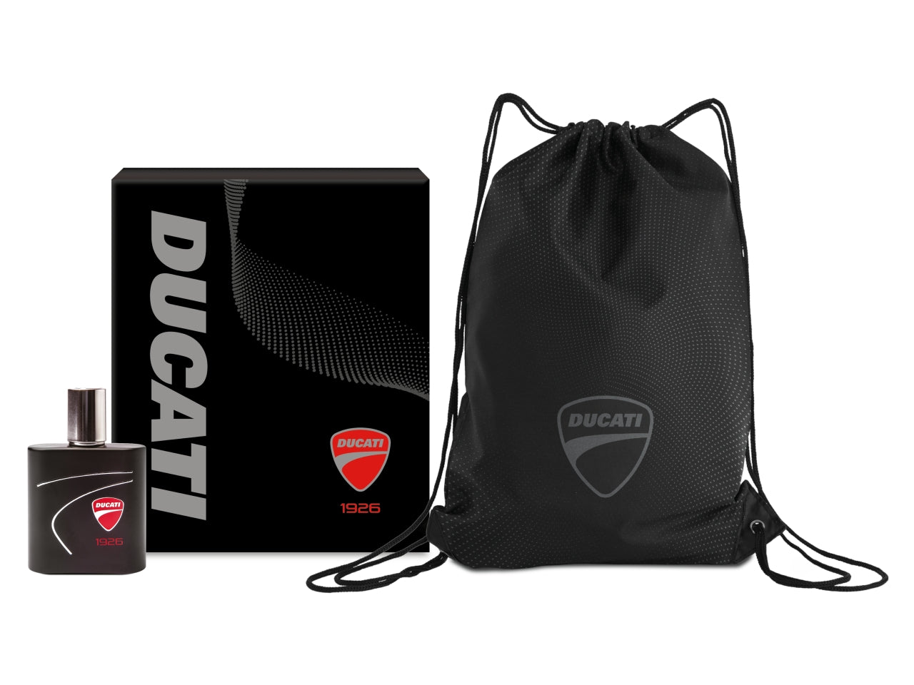 Ducati 1926 confezione regalo contenente uno zainetto a sacca e un edt in formato da 50ml