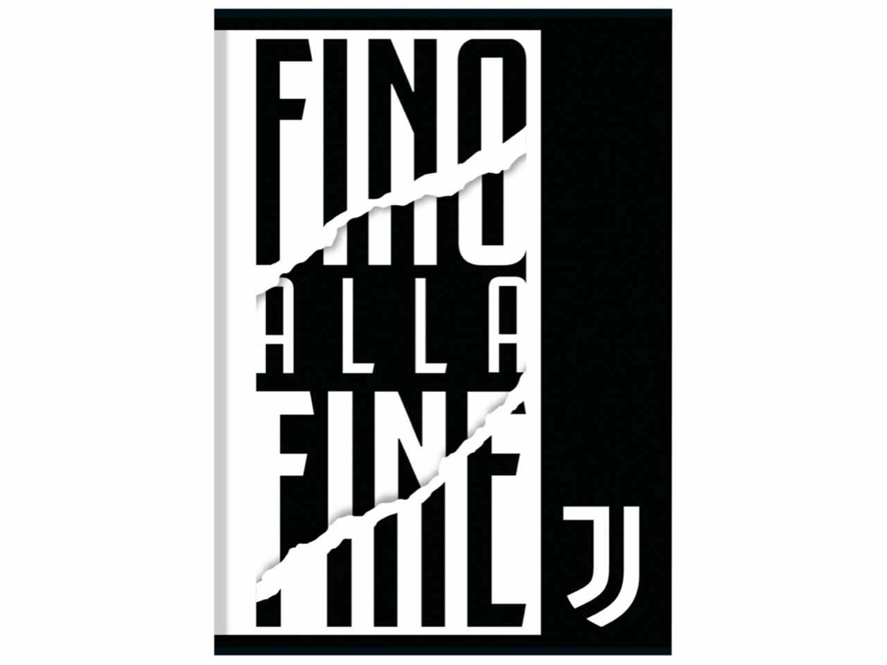 Quaderno juventus maxi A4 80gr fogli 80 rigatura A - la confezione comprende 10 quaderni - assortiti