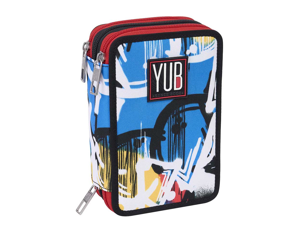 Yub colorful graffiti astuccio 3 zip