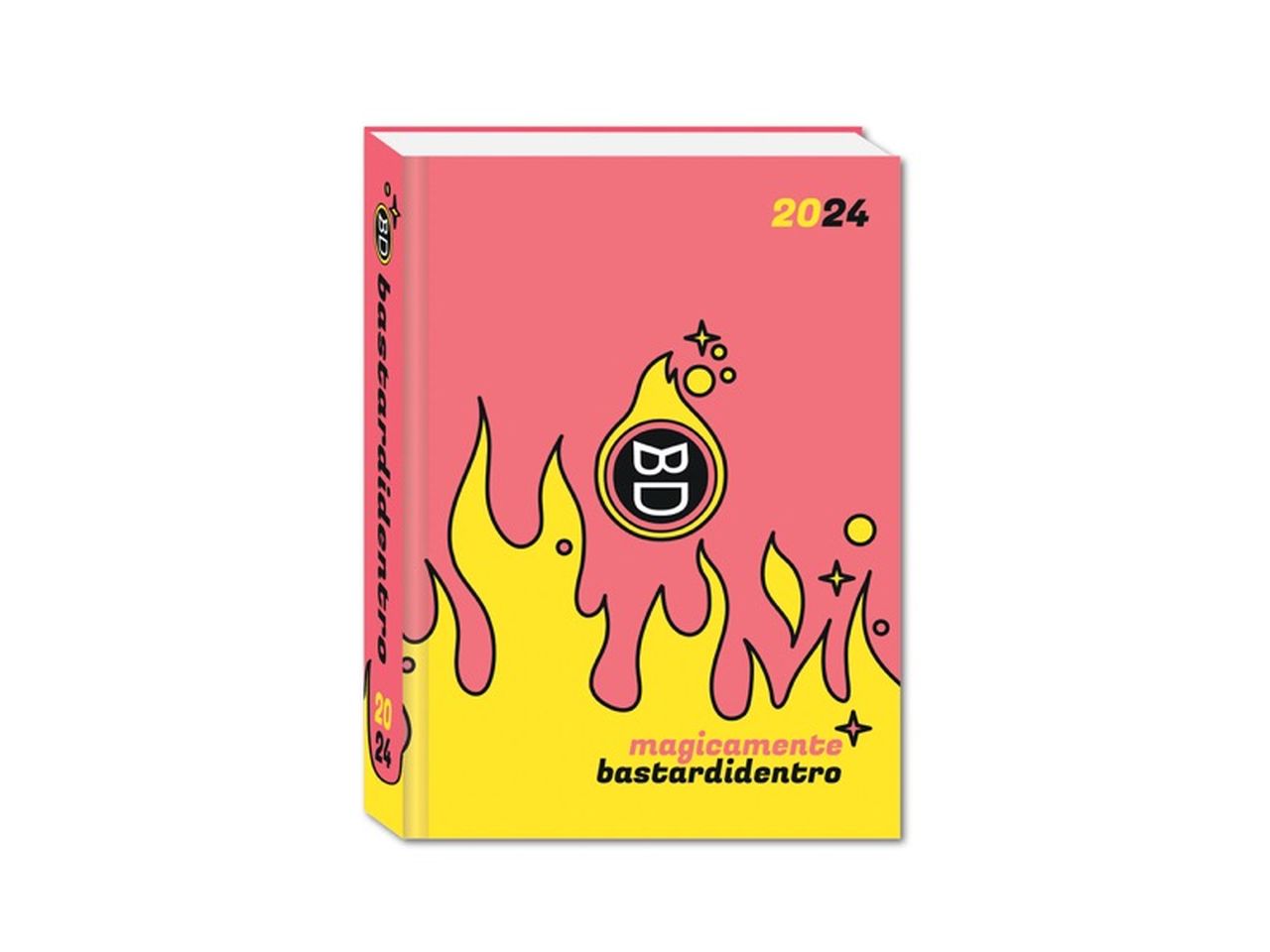 Diario standard 16 mesi fluo flame bastardidentro magicamente $