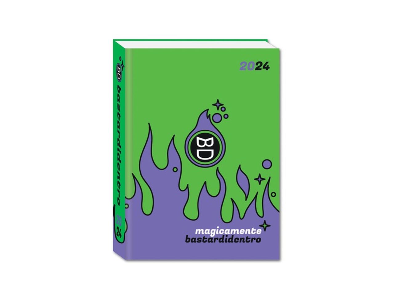 Diario standard 16 mesi fluo flame bastardidentro magicamente $