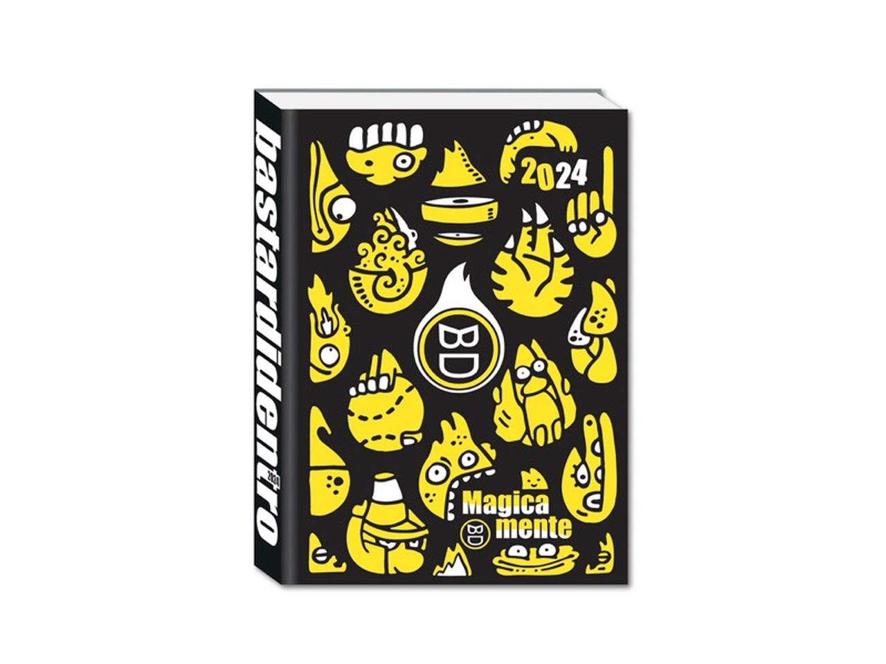 Diario standard 16 mesi superspl fluo bastardidentro magicamente $