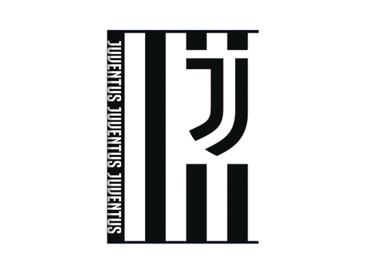 Quaderno maxi Juventus formato a4 rigatura B 80gr fogli 80 - la confezione comprende 10 quaderni - assortiti