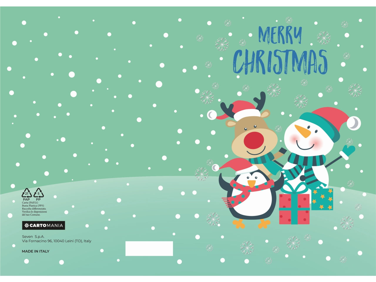 Biglietti natale cartoon cartomania | Seven