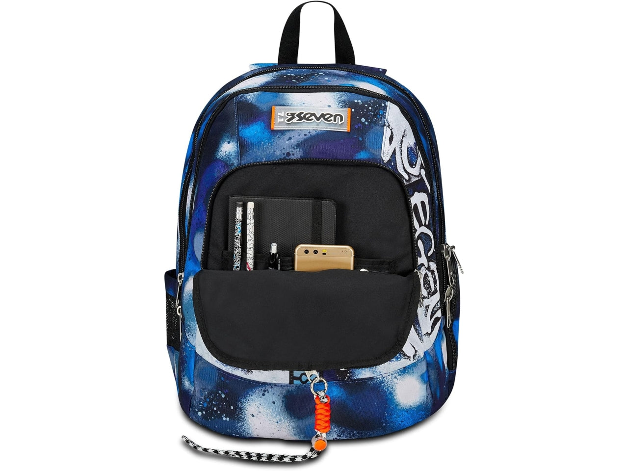 Zaino advanced con usb plug integrato seven retrocolor