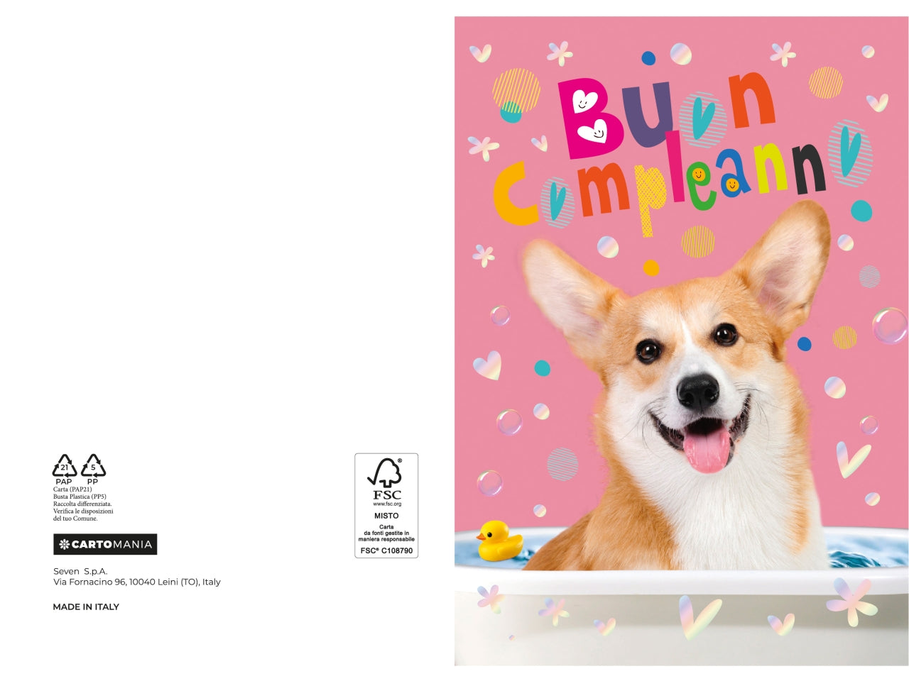 Biglietti compleanno animali # cartomania