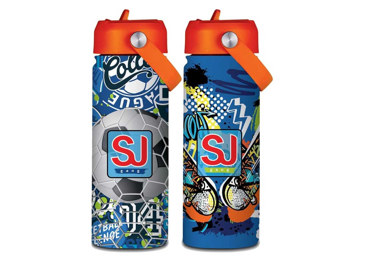 Borraccia termica Sj Gang boy e girl in acciaio, 500 ml assortiti - Seven
