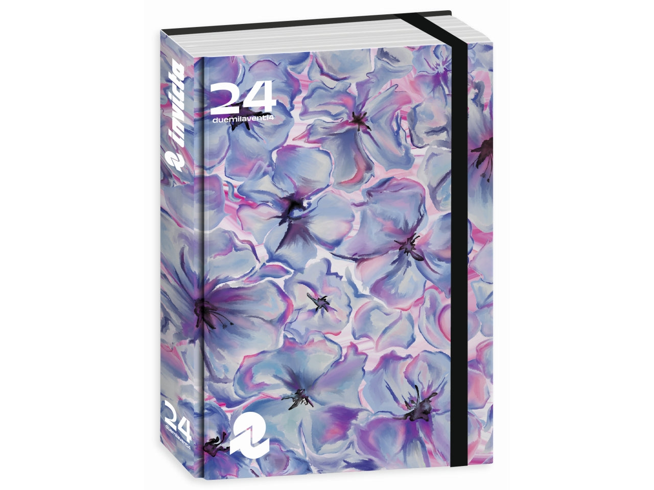 Diario 16 Mesi Standard - Multicolor, 13,6x18,3 cm, 496 Pagine | Invicta