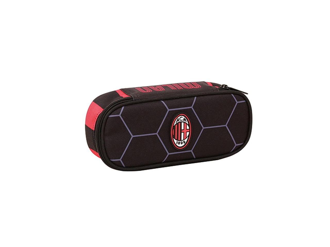 Astuccio ovale Milan, con taschino interno e pianetto portamatite, 23x10x5,5 cm - Seven