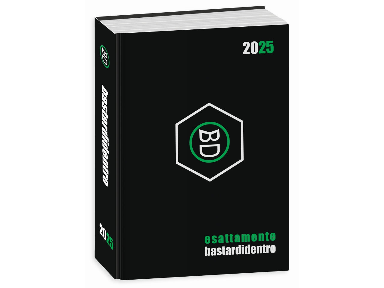 Diaro scuola Bastardidentro classic, standard 16 mesi datato 2024/2025 assortito, 13,6x18,3 cm
