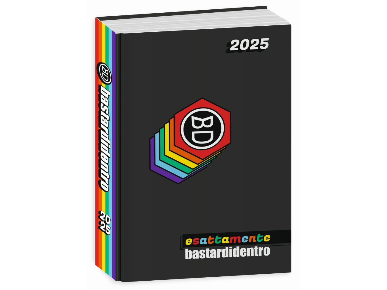 Diario scuola Bastardidentro color new, formato pocket 16 mesi, datato 2024/2025 assortito, 11,5x15,9 cm