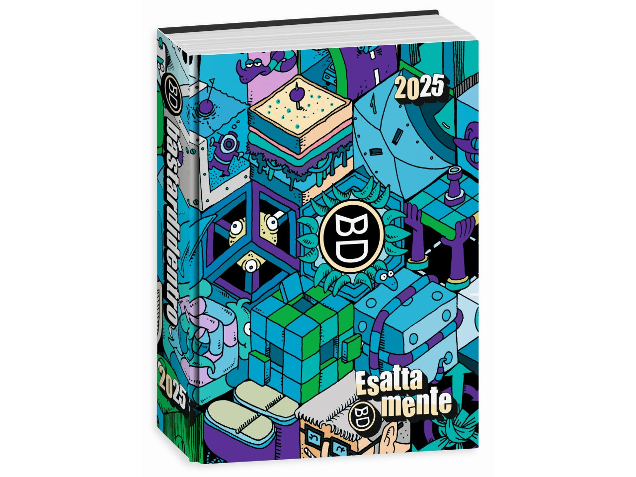 Diario scuola Bastardidentro special, formato pocket 16 mesi, datato 2024/2025 assortito, 11,5x15,9 cm