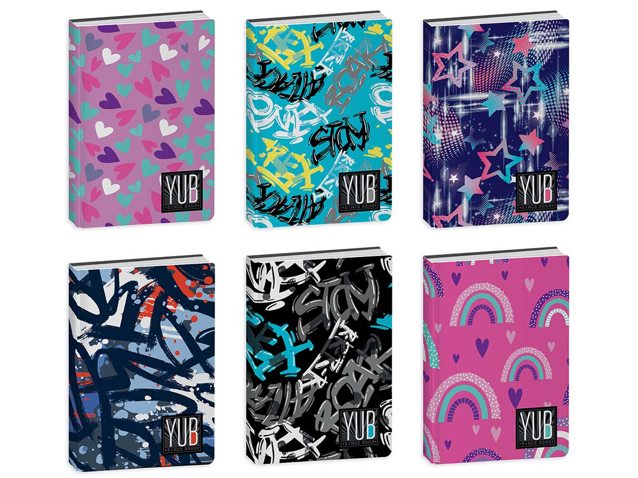 Diari scuola Yub 10 mesi boy e girl assortiti, 11,5x15,9 cm - Seven