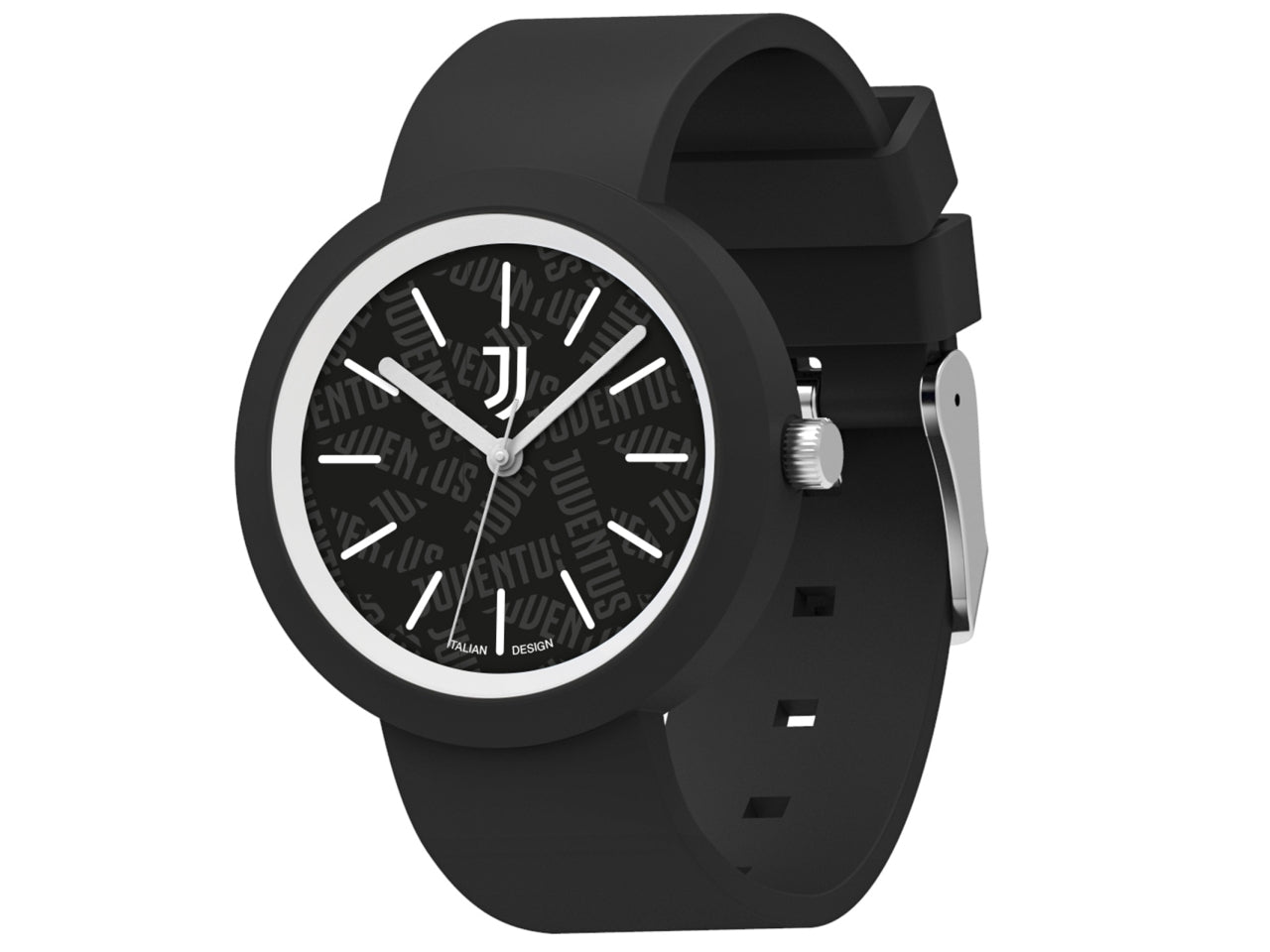 Orologio da polso Juventus analogico al quarzo con cassa da 38mm e cinturino in silicone - Seven