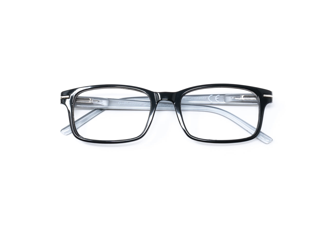 Gmv occhiali genova nero-grigio +3,00