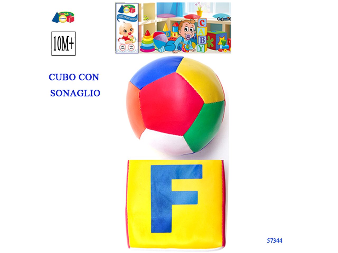 Palla e cubo morbidi miei primi giochi