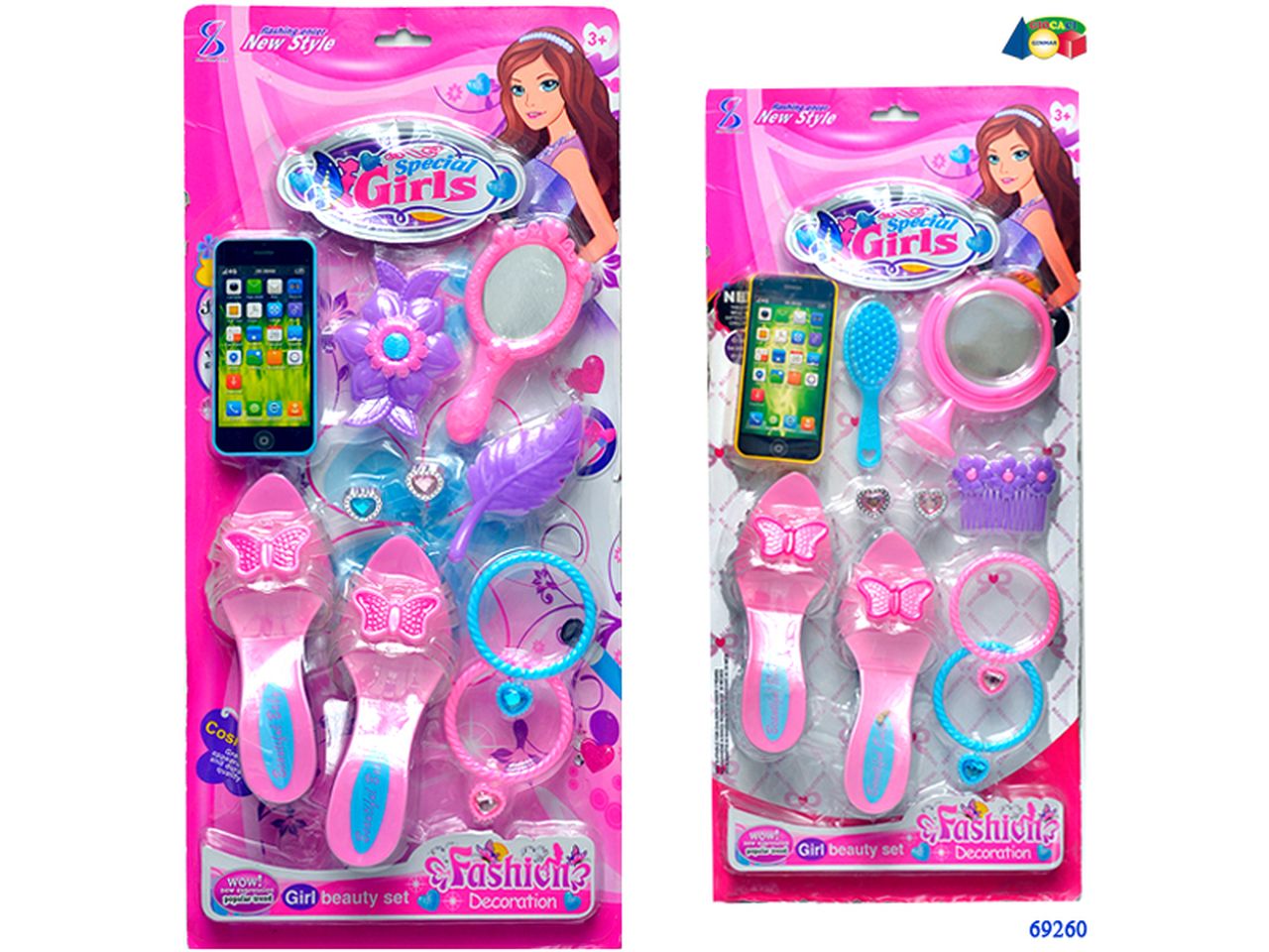 Set bellezza con scarpette e telefonino modelli assortiti