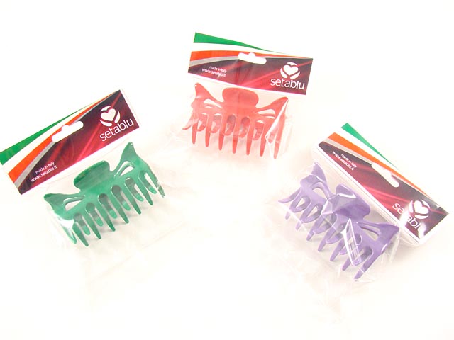Pinza 7 denti colorata 93356