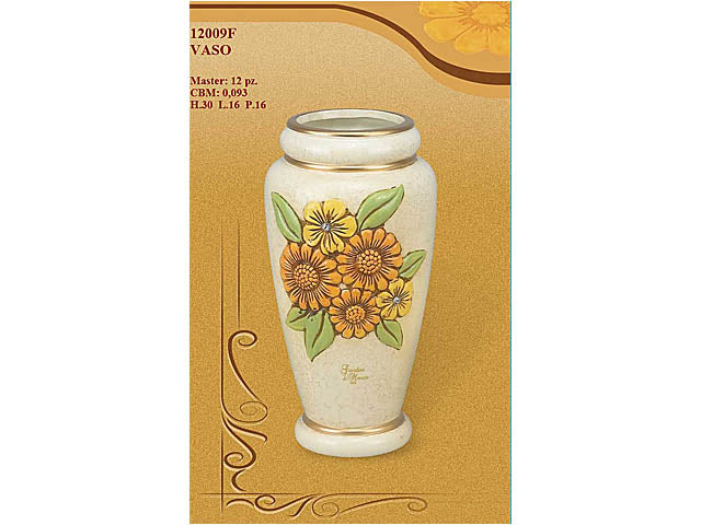 L.girasoli vaso h30x16cm 12009f