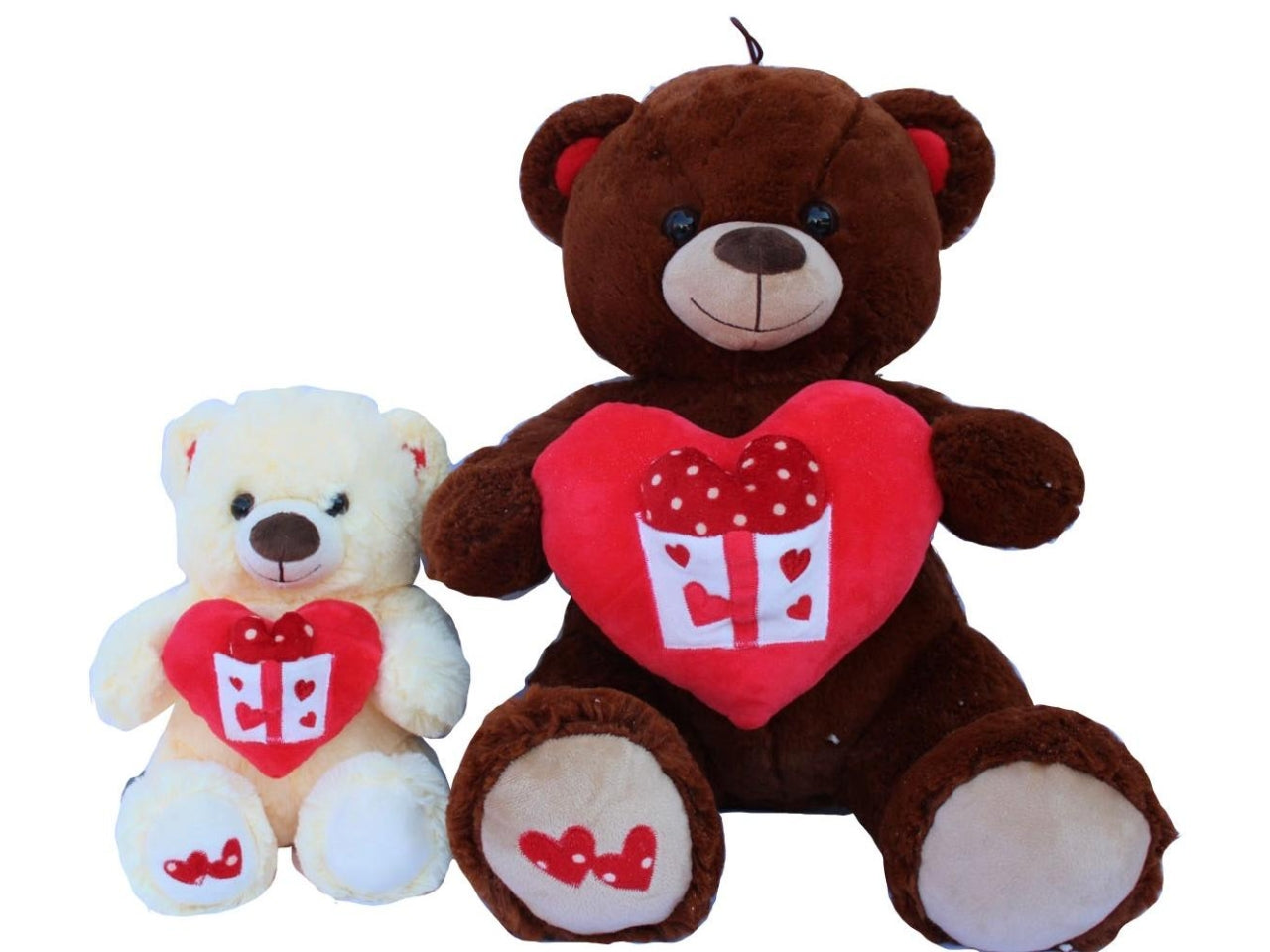 Peluche orso messaggio d'amore 60cm