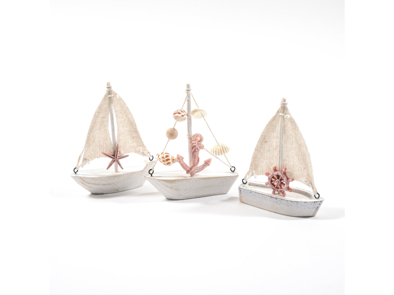 Barca a vela decorativa 11x3x13,5 cm - Mercury