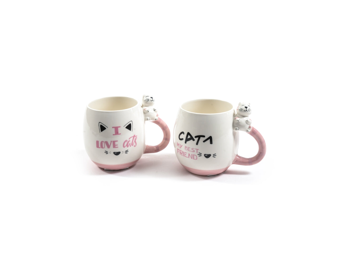 Tazza in ceramica 480ml 14x10xh.11cm assortita