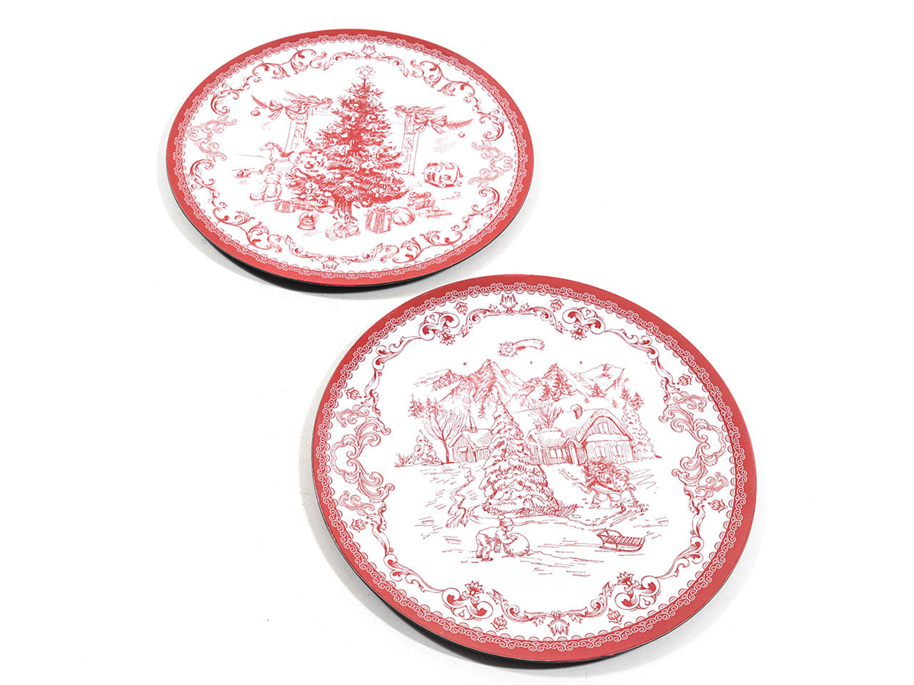 Sottopiatto in plastica misura d.33cm assortito