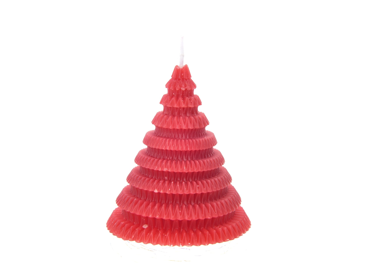 Candela albero natalizio d.7xh.8cm rossa