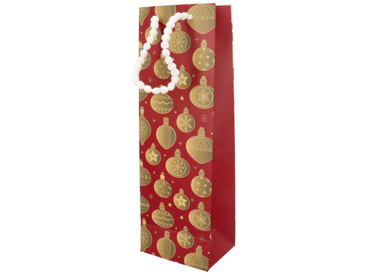 Shopper natalizio per bottiglia 12,5x9,5xh.38cm design assortiti