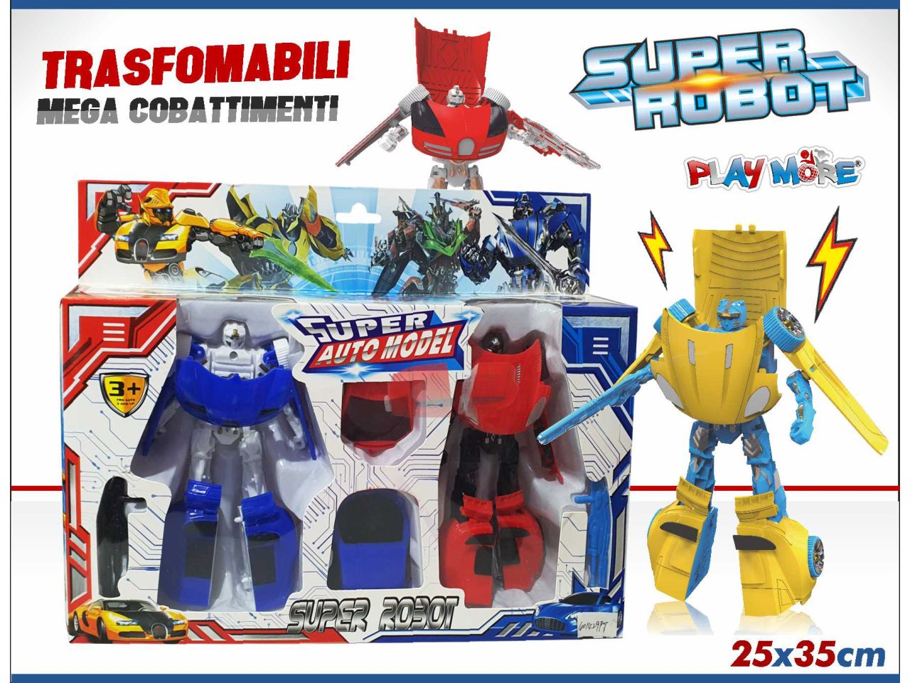 Robot transformers coppia