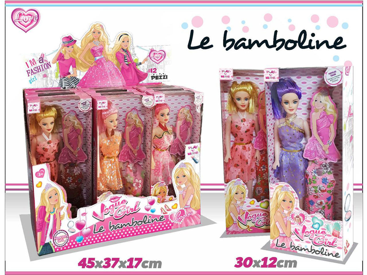 Bambolina vogue girl assortiti