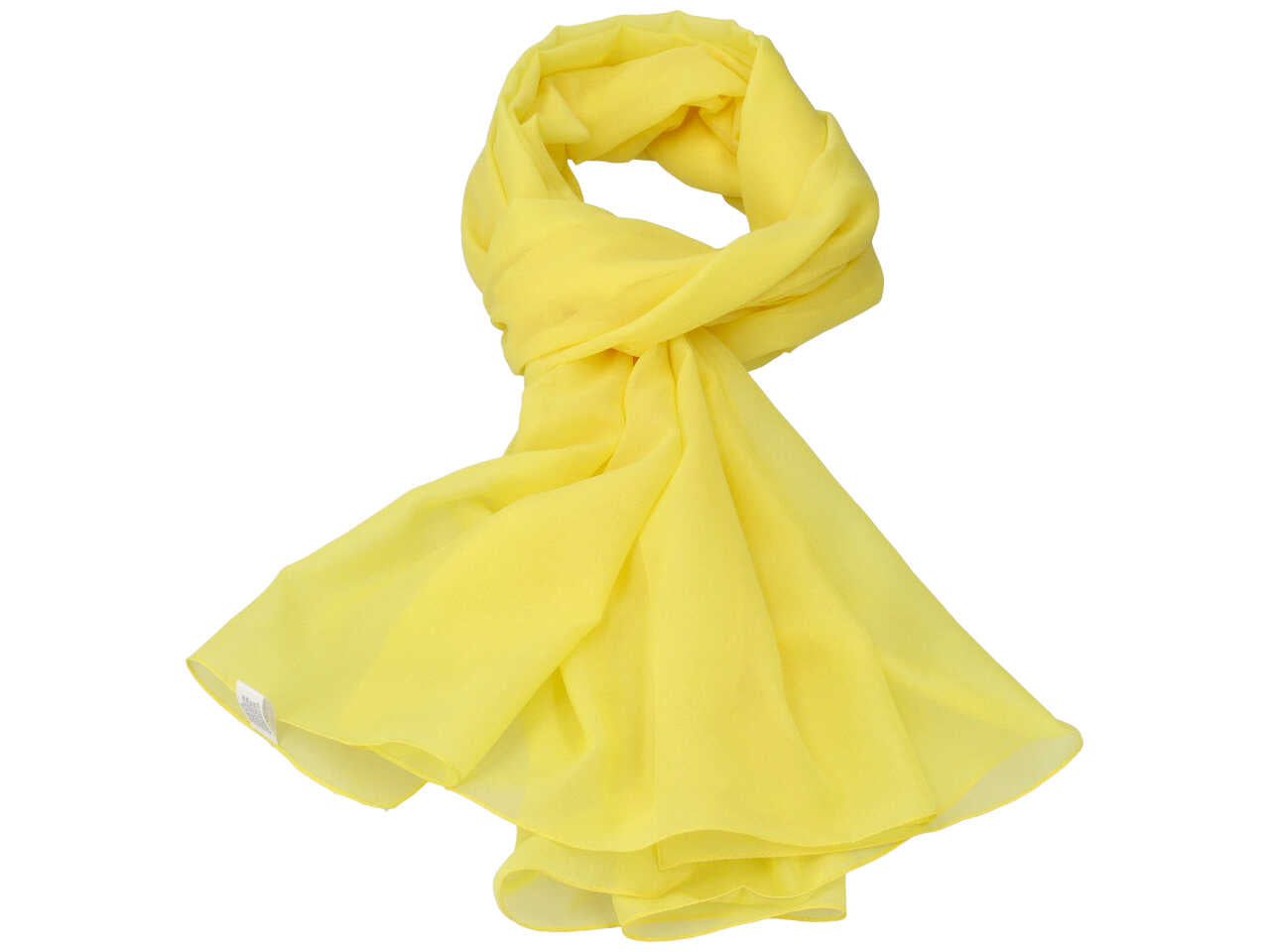 Stola da cerimonia 80x200cm colore giallo nr.294 100% poliestere