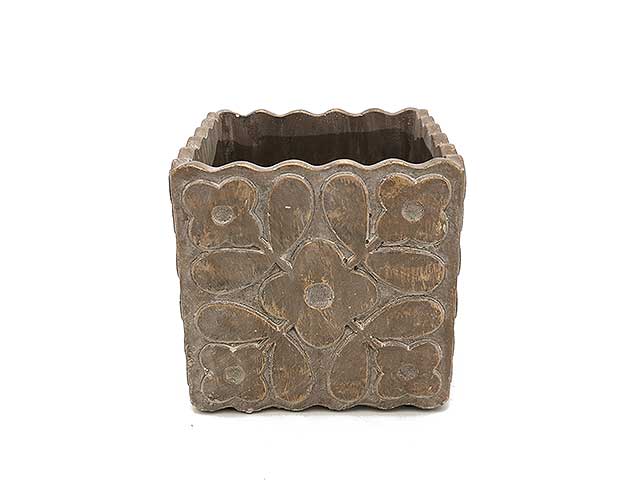 L.greca cache pot 15,5x15,5cm 55702br