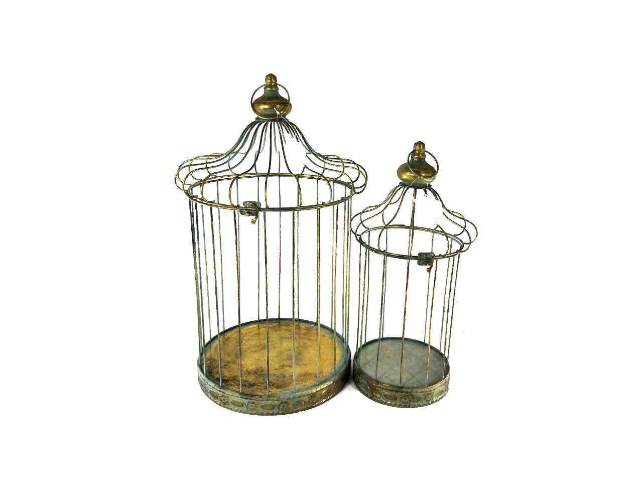 Gabbia 2 pezzi tetto curvo oro ar0536.27gr