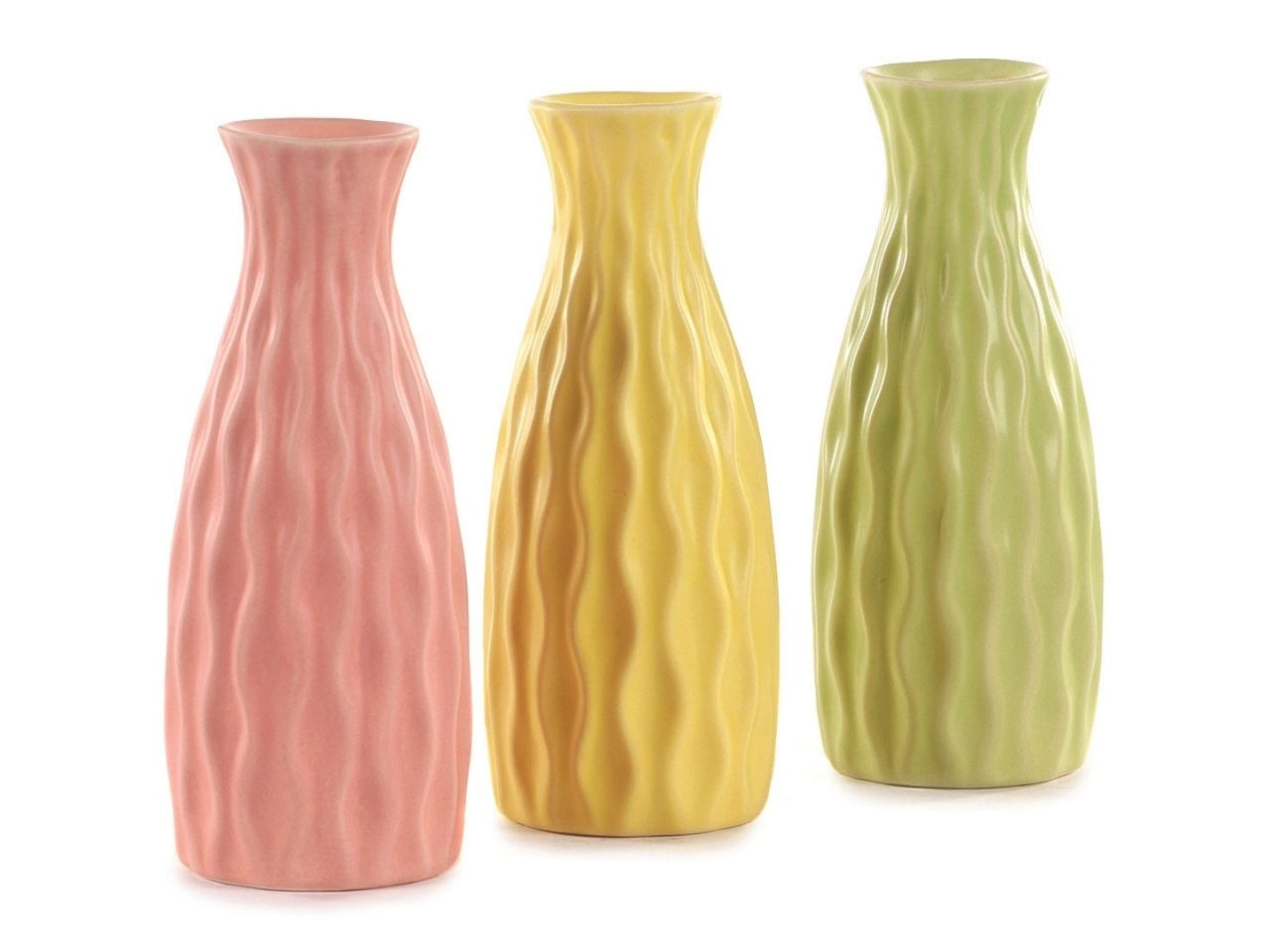 Vaso decorativo moderno in ceramica assortita forma cilindrica - Viminbox