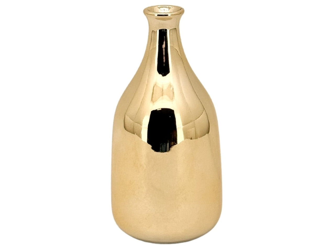 Anfora in ceramica oro 8x17cm