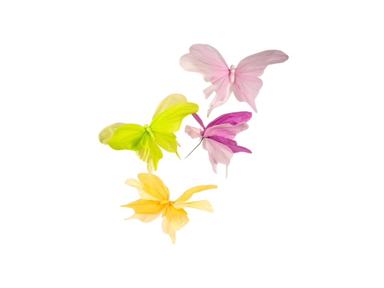 Farfalla in carta cm55x35 in colori assortiti