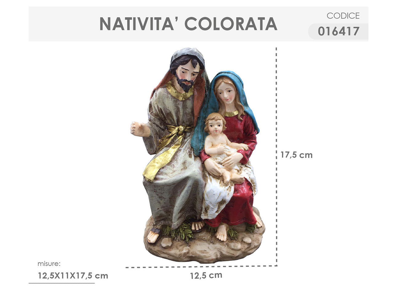 Nativita' 12.5x11x17.5cm