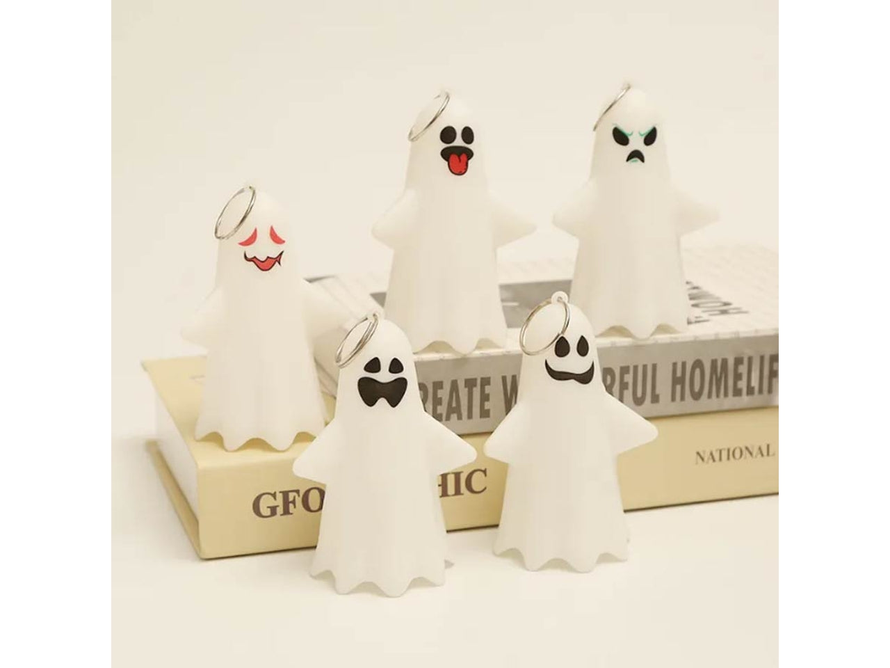 Lumino fantasma portachiavi 5,5x10cm