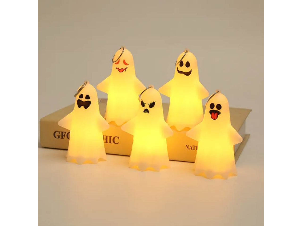 Lumino fantasma portachiavi 5,5x10cm