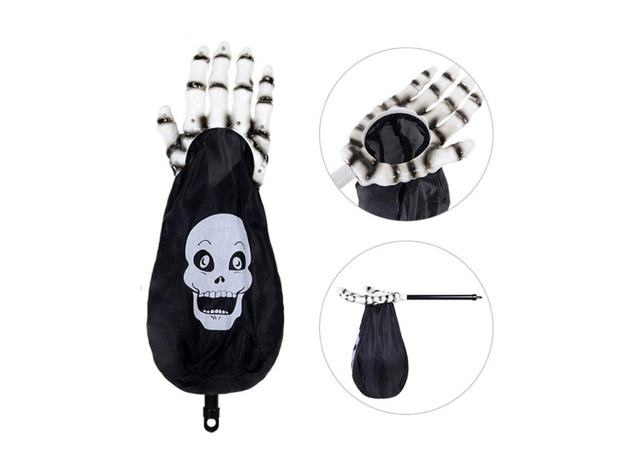 Cestino halloween caramelle teschio