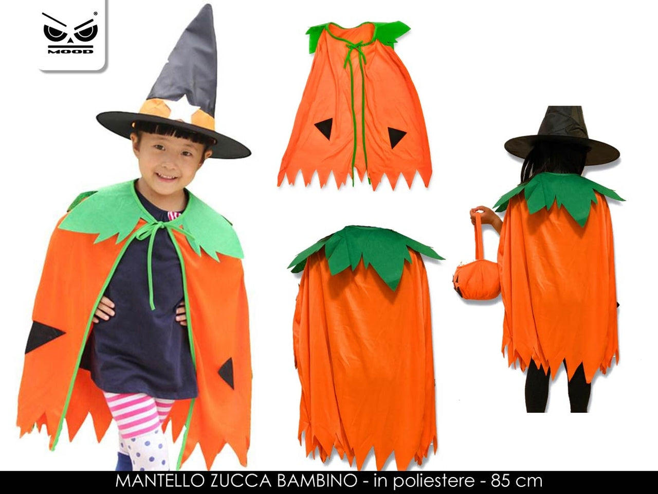 Mantello zucca da bambino