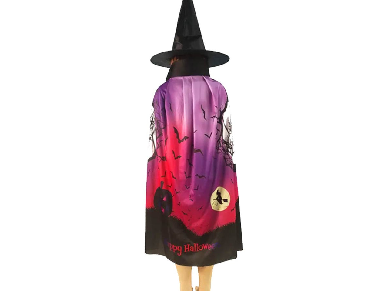 Mantello e cappello halloween dark bambino