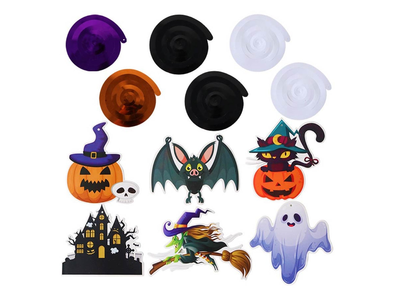 Pendenti halloween curl set da 6 pendenti