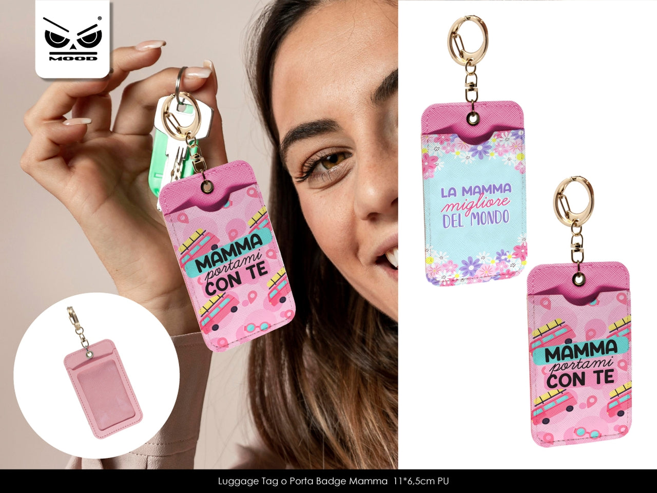 Luggage tag mamma 11x6,5cm