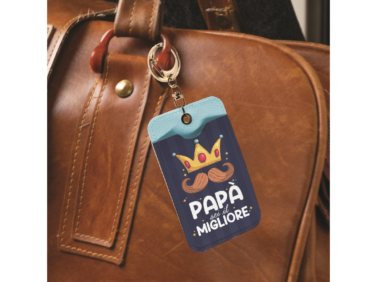 Luggage tag papa' 11x6,5cm